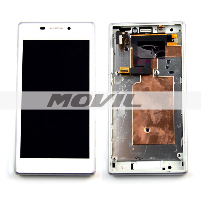 LCD Display Touch Screen Assembly with frame+tools For Sony for Xperia M2 S50H D2302 D2303 D2305 D2306
